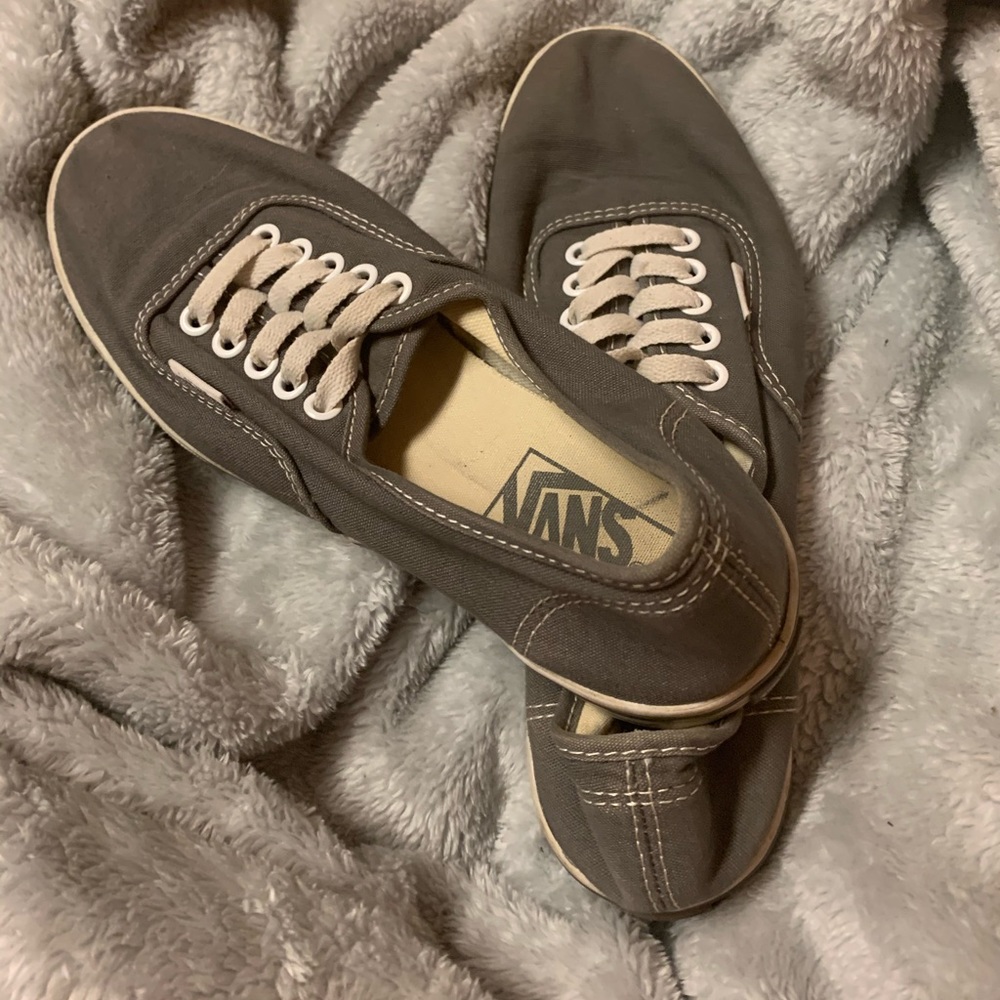 Gray Slip-On Vans